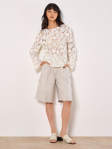 Apricot Blouse ' ' in Wit