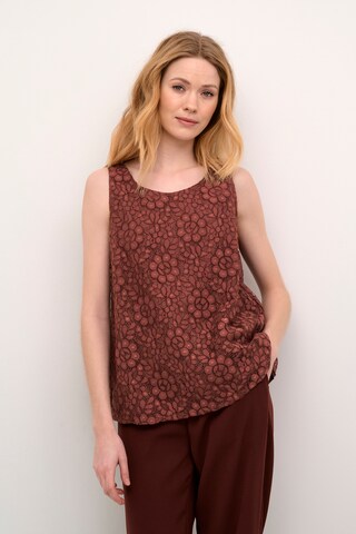 Cream Bluse 'Bana Lace' in Braun: Vorderseite