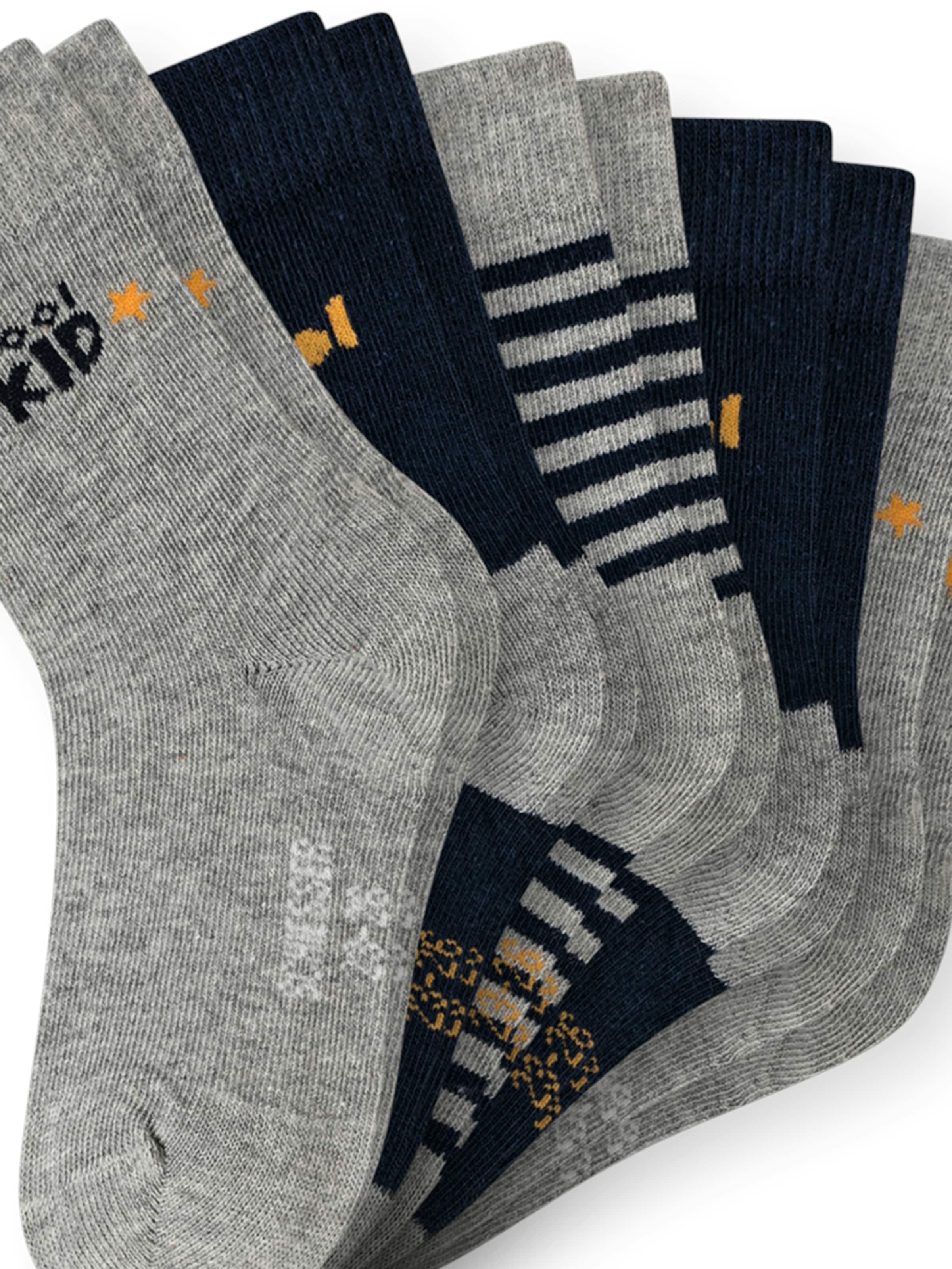 SCHIESSER Socks 'Stars' in Grey