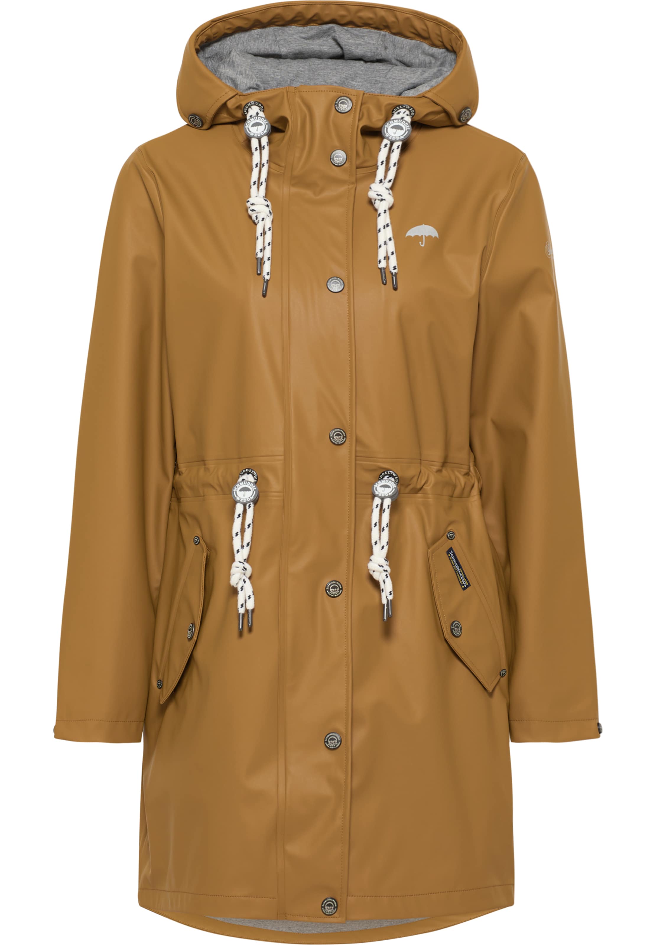 Schmuddelwedda Функциональное пальто в Коричневый: спереди