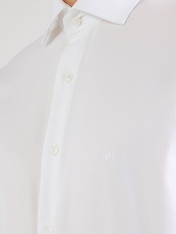 balts Michael Kors Slim fit Biroja krekls