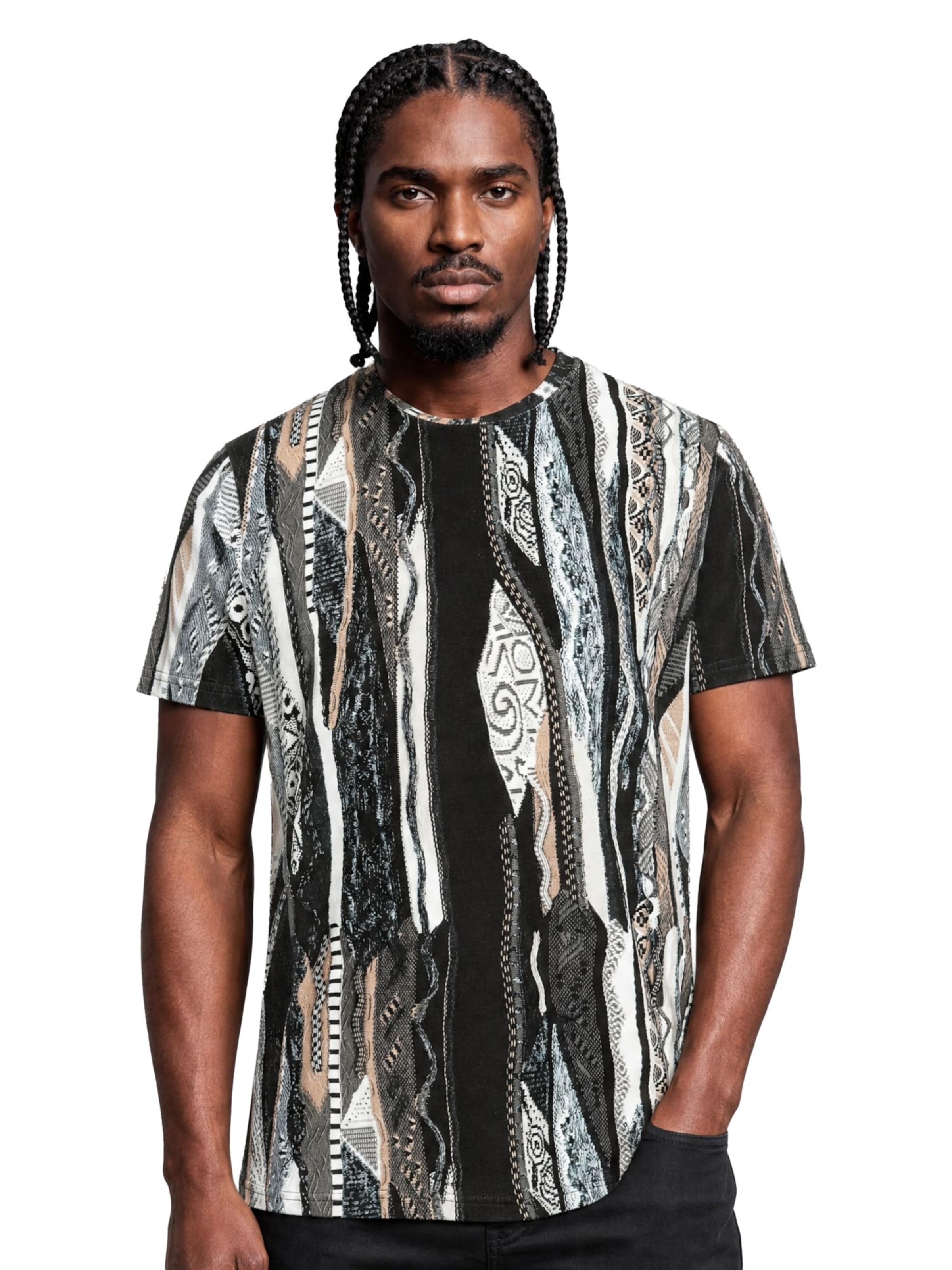 T-Shirt ' Fiaider ' Carlo Colucci en noir : devant