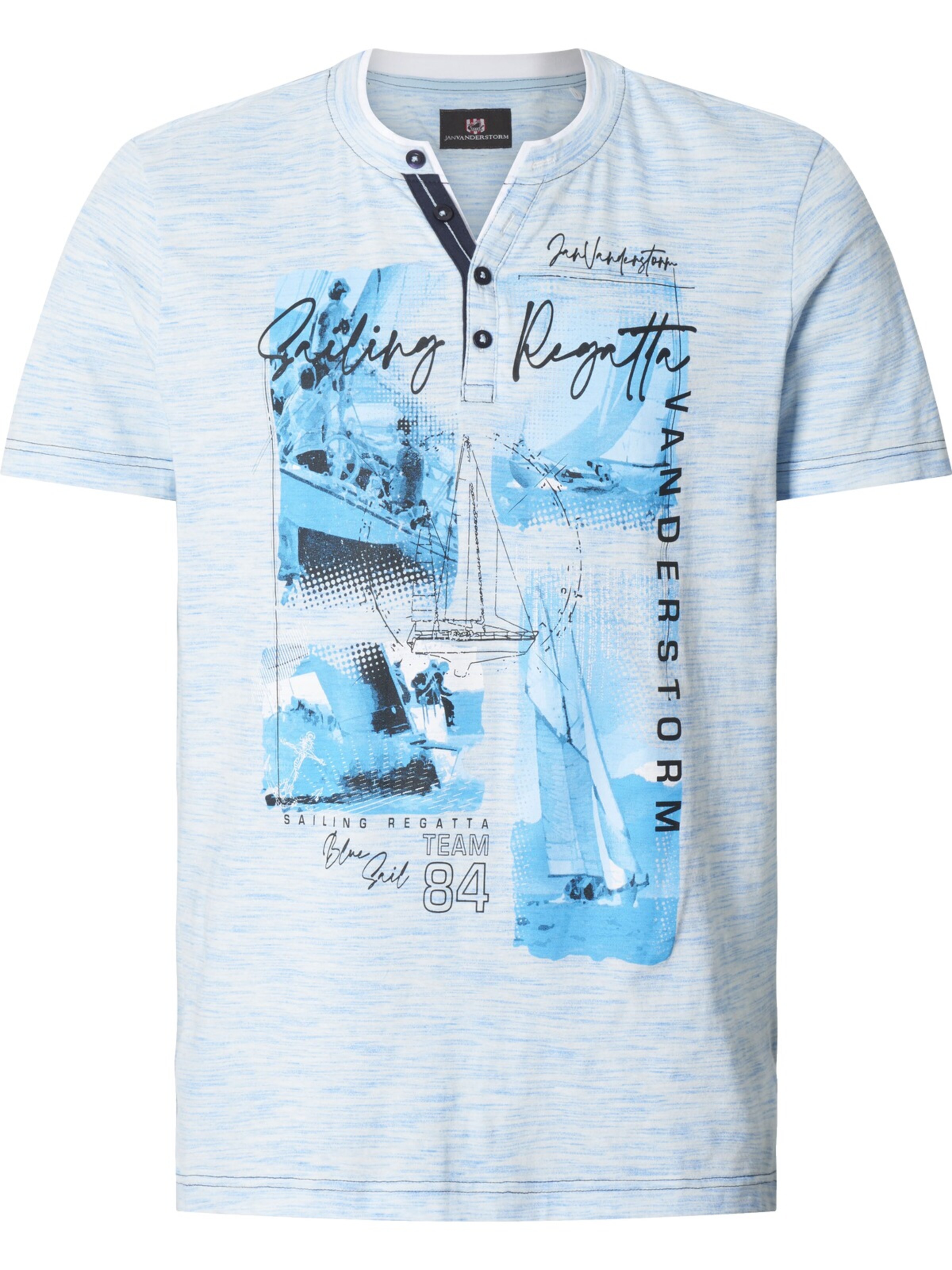 Jan Vanderstorm Shirt 'Tjelvar' in White: front