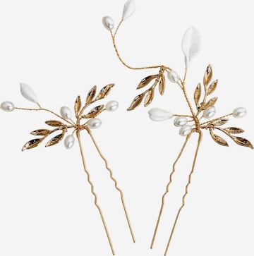 Ornement pour cheveux 'Molly' Sally Jane Bridal en or : devant