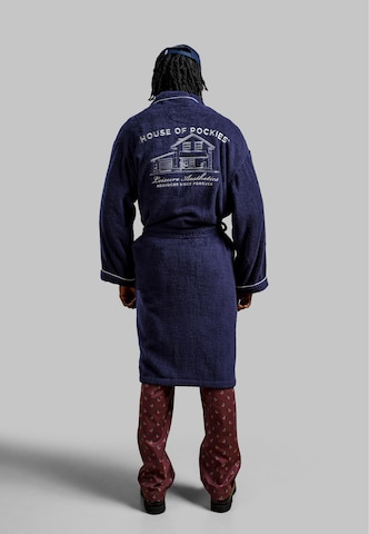 Pockies Bademantel in Blau: Vorderseite