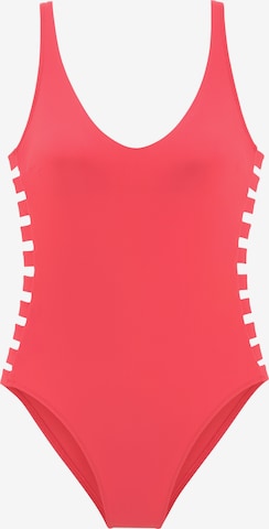 LASCANA Swimsuit in Pink: front
