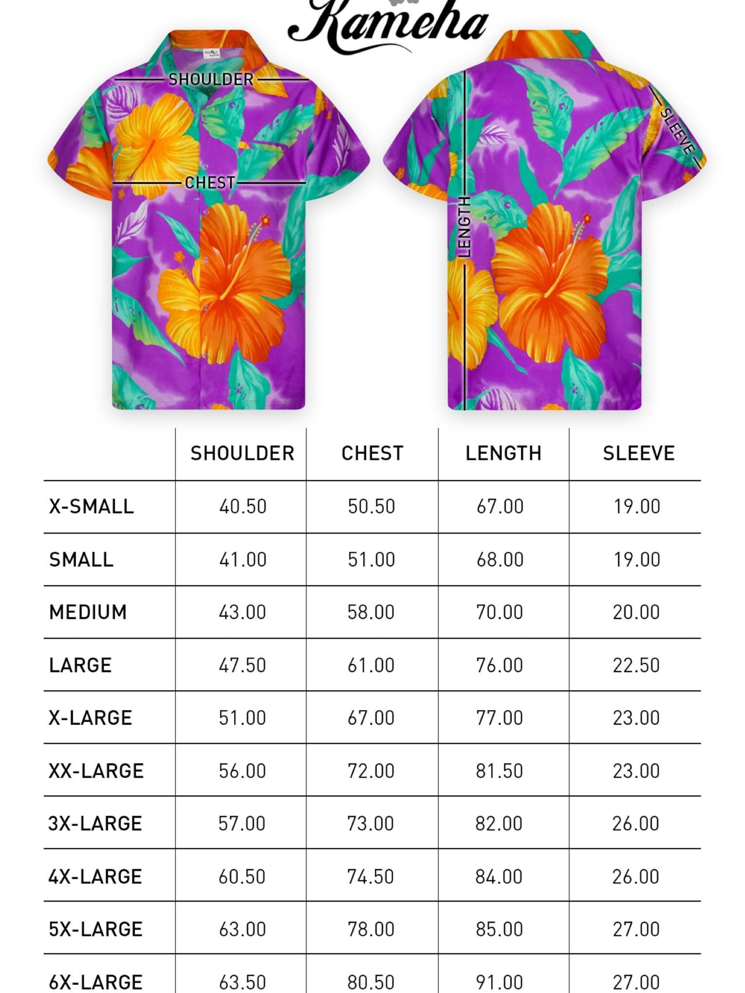 King Kameha Shirt 'Big Flower' in Lila