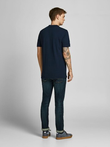 JACK & JONES Shirt 'Shark' in Blauw