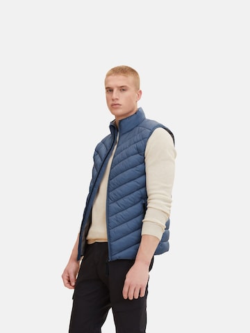 Gilet TOM TAILOR en bleu