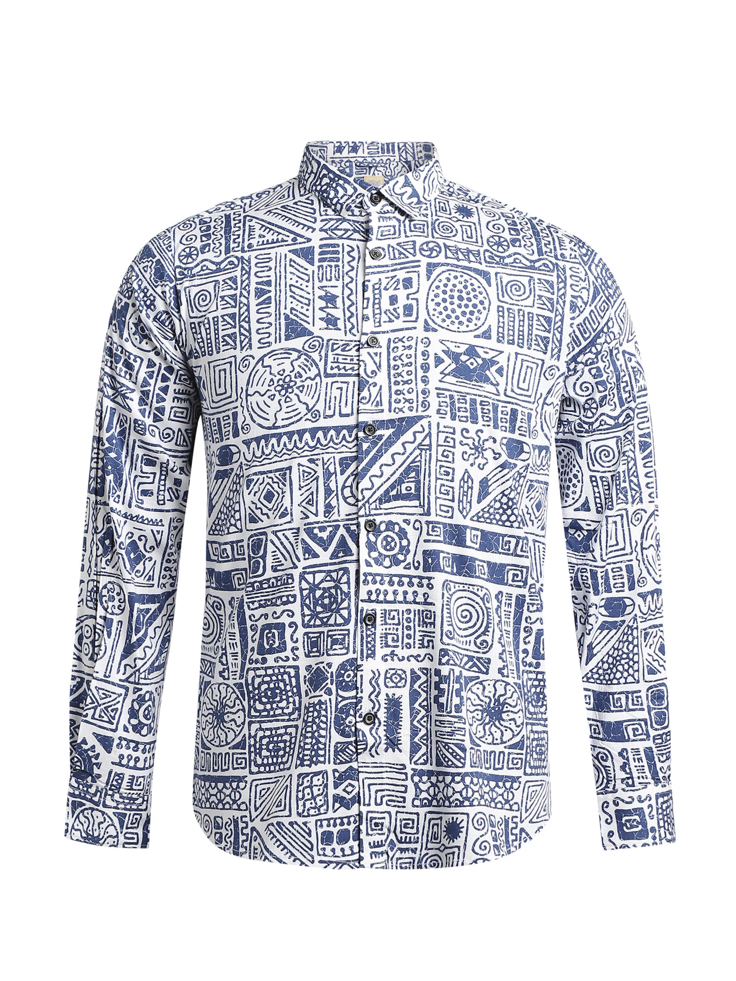 Campus Sutra Regular fit Button Up Shirt 'Travis' in Mixed colors: front