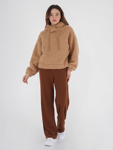 FRESHLIONS Sweatshirt i brun