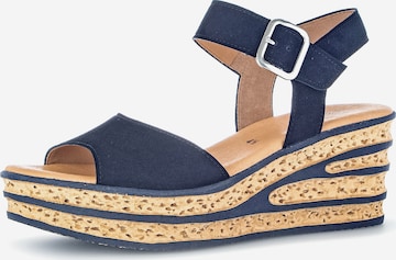 GABOR Sandals in Blue: front