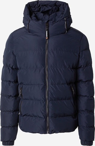 Veste d’hiver Superdry en bleu : devant