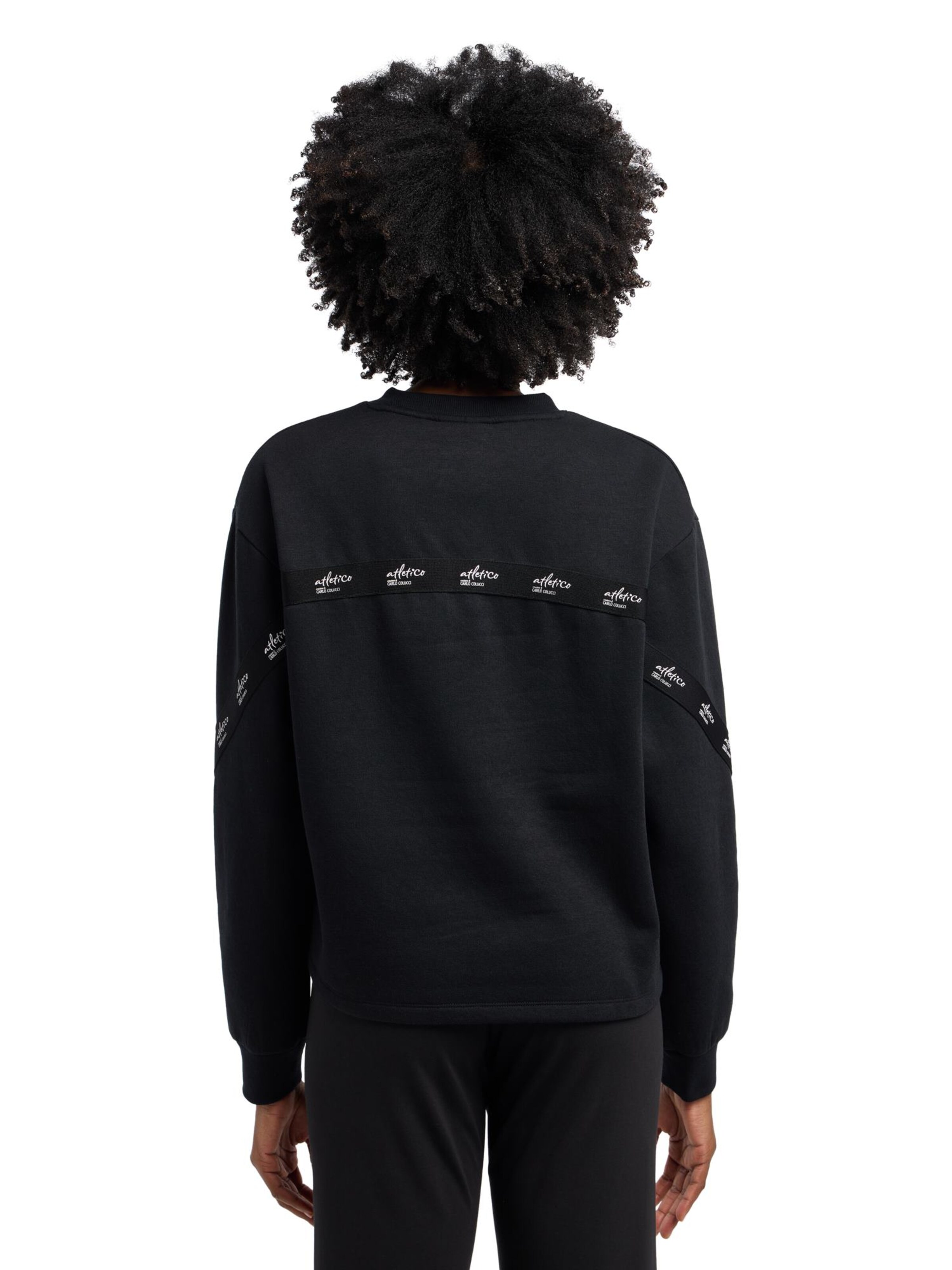 Carlo Colucci Pullover 'Dros' in Schwarz