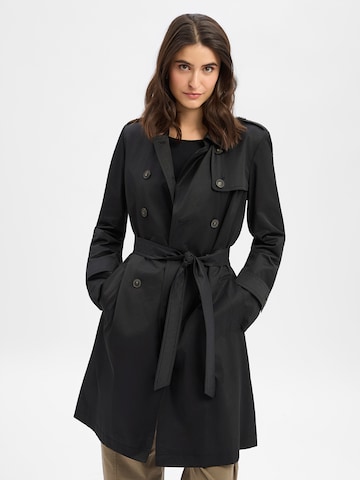 Fuchs Schmitt Between-Seasons Coat in Black: front