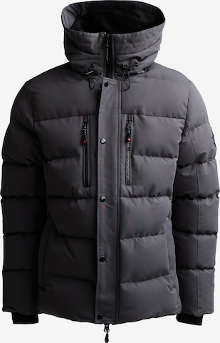 Veste d’hiver 'Paglia' Zavetti Canada en gris : devant