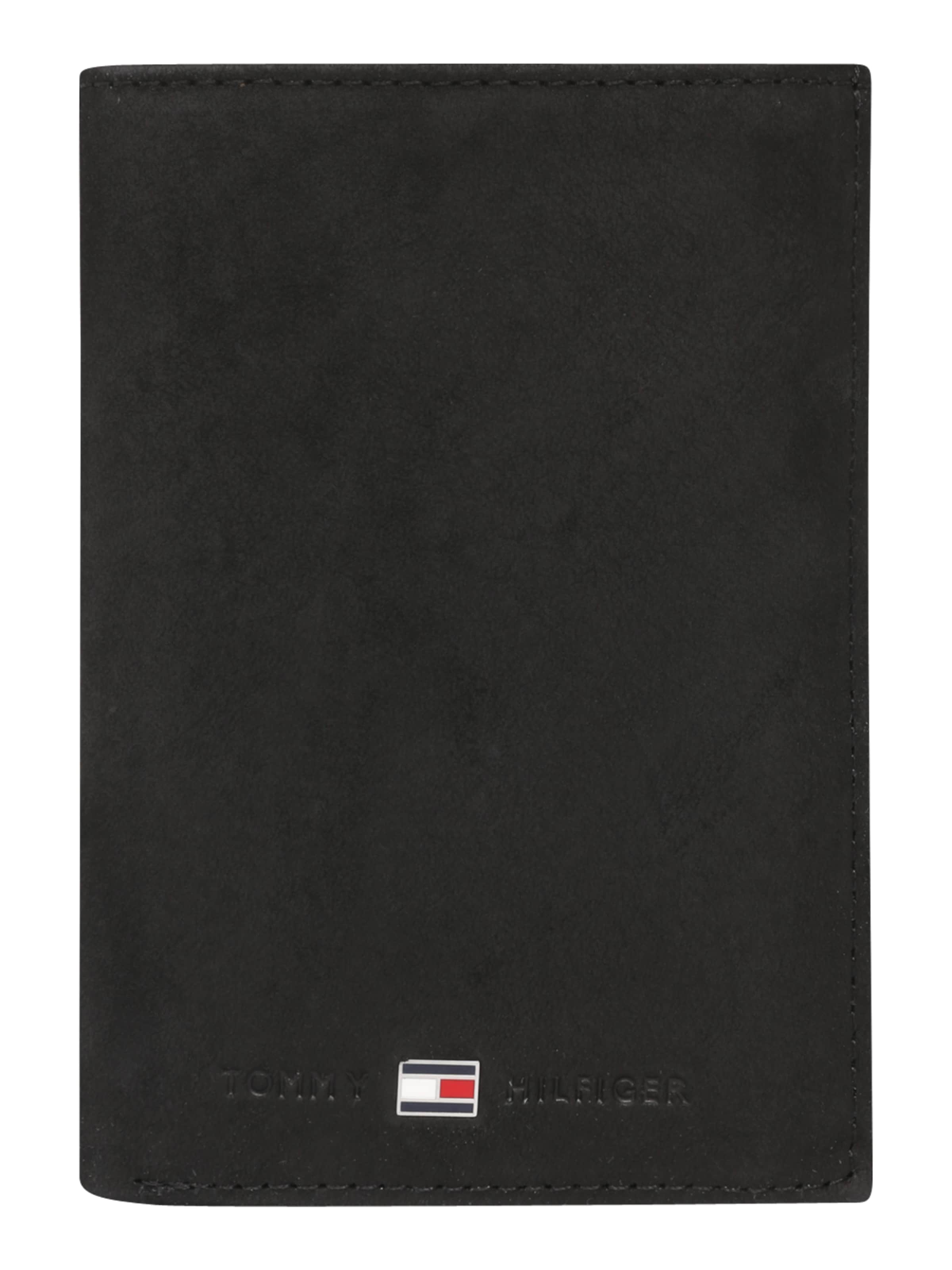 TOMMY HILFIGER Peňaženka 'Johnson' - Čierna: predná strana