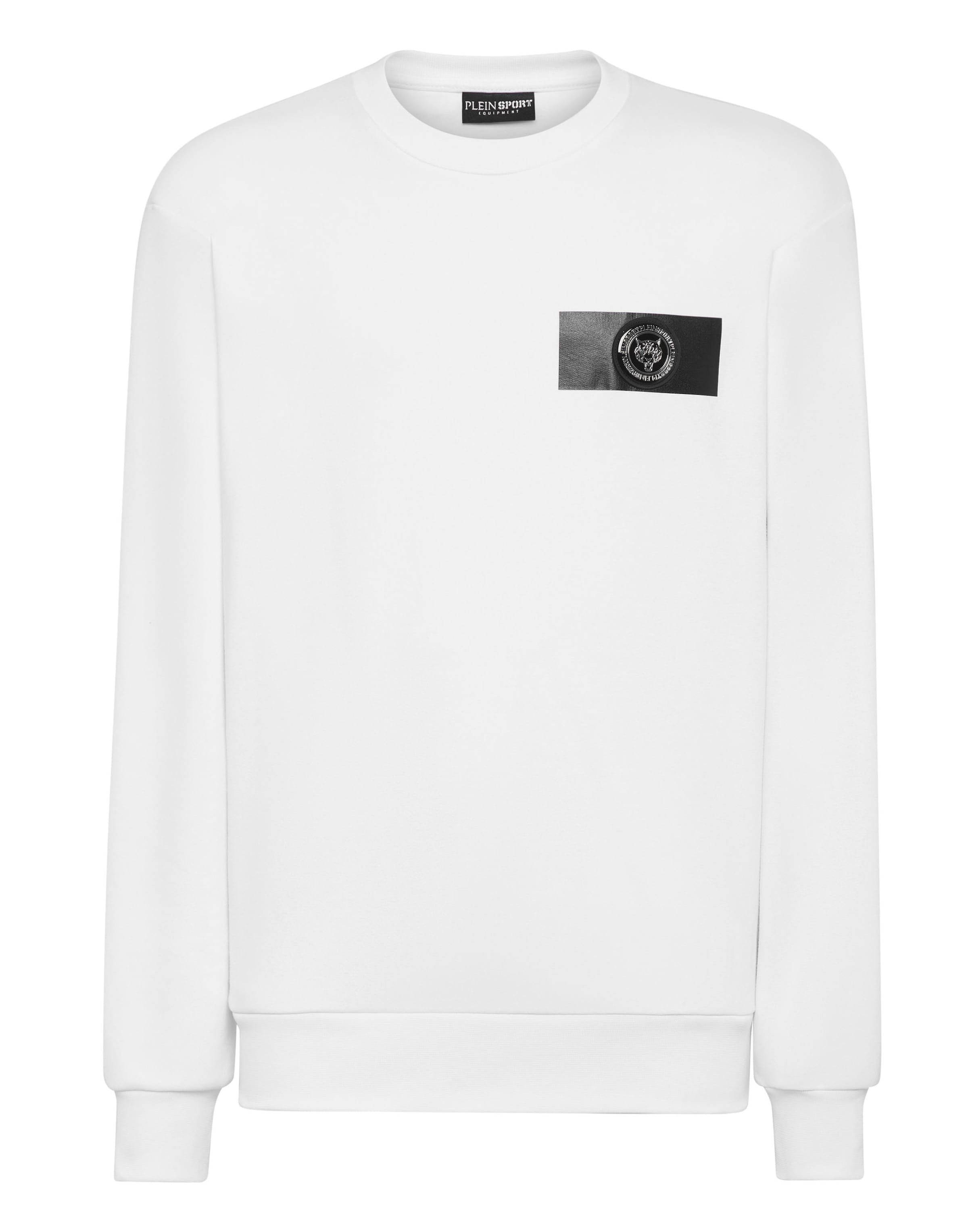 Plein Sport Sweatshirt in White: front