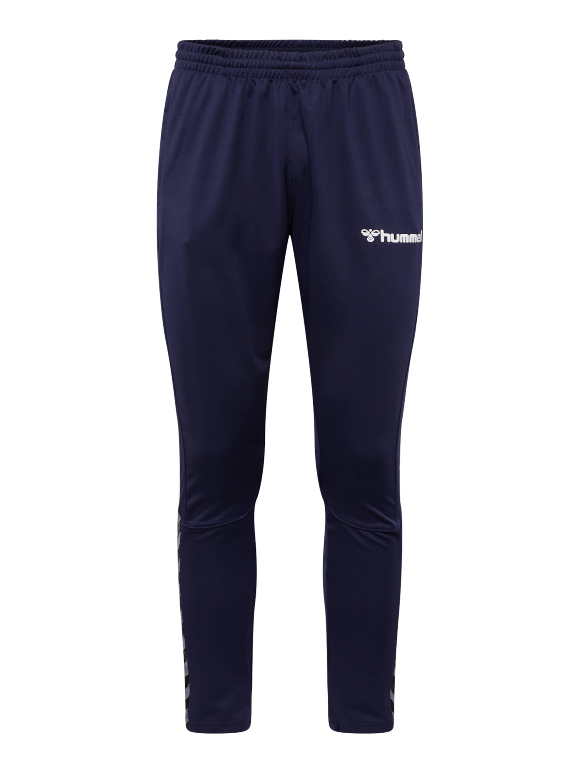 Hummel Tapered Sports trousers in Blue: front