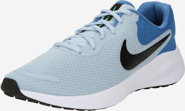 Chaussure de course 'Revolution 7' NIKE en bleu : devant