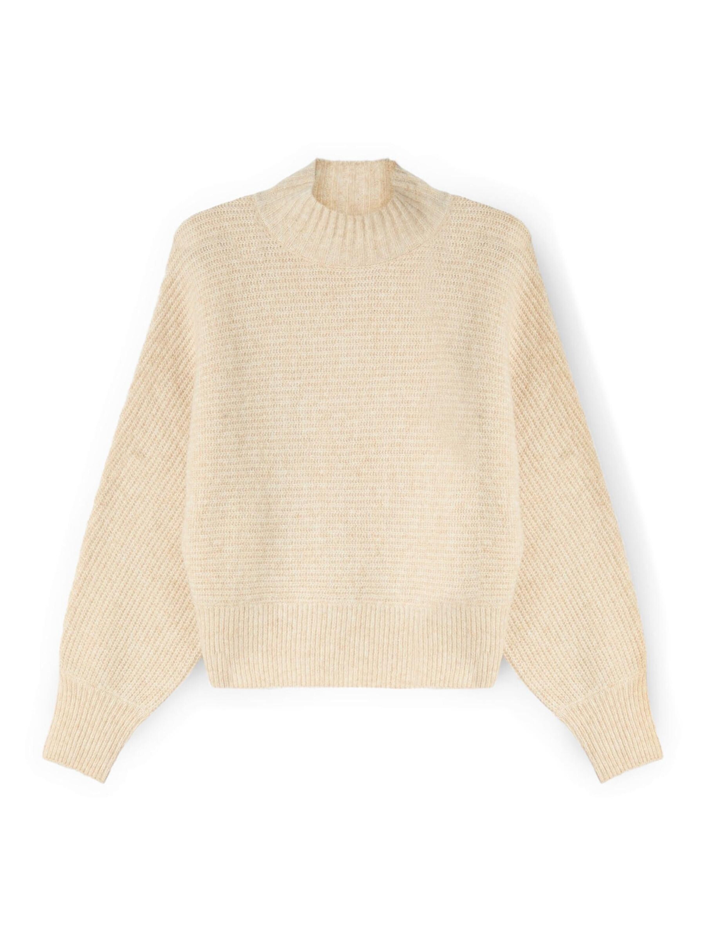 Pull-over MOTIVI en beige : devant