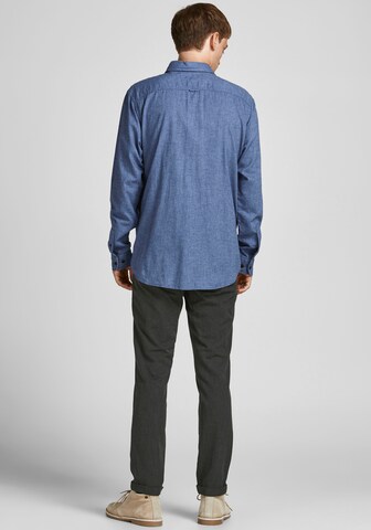 JACK & JONES Slim fit Chino trousers 'Macro Connor' in Grey