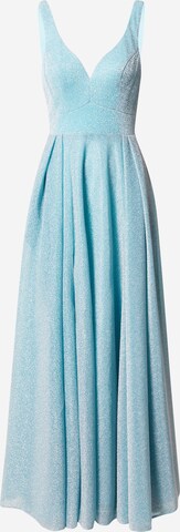 mascara Evening Dress in Blue: front