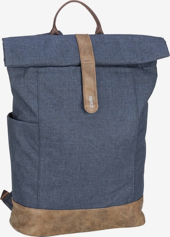 ZWEI Backpack 'Olli O26' in Blue: front