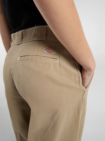 Wide leg Pantaloni con piega frontale 'Riverbend' di DICKIES in beige