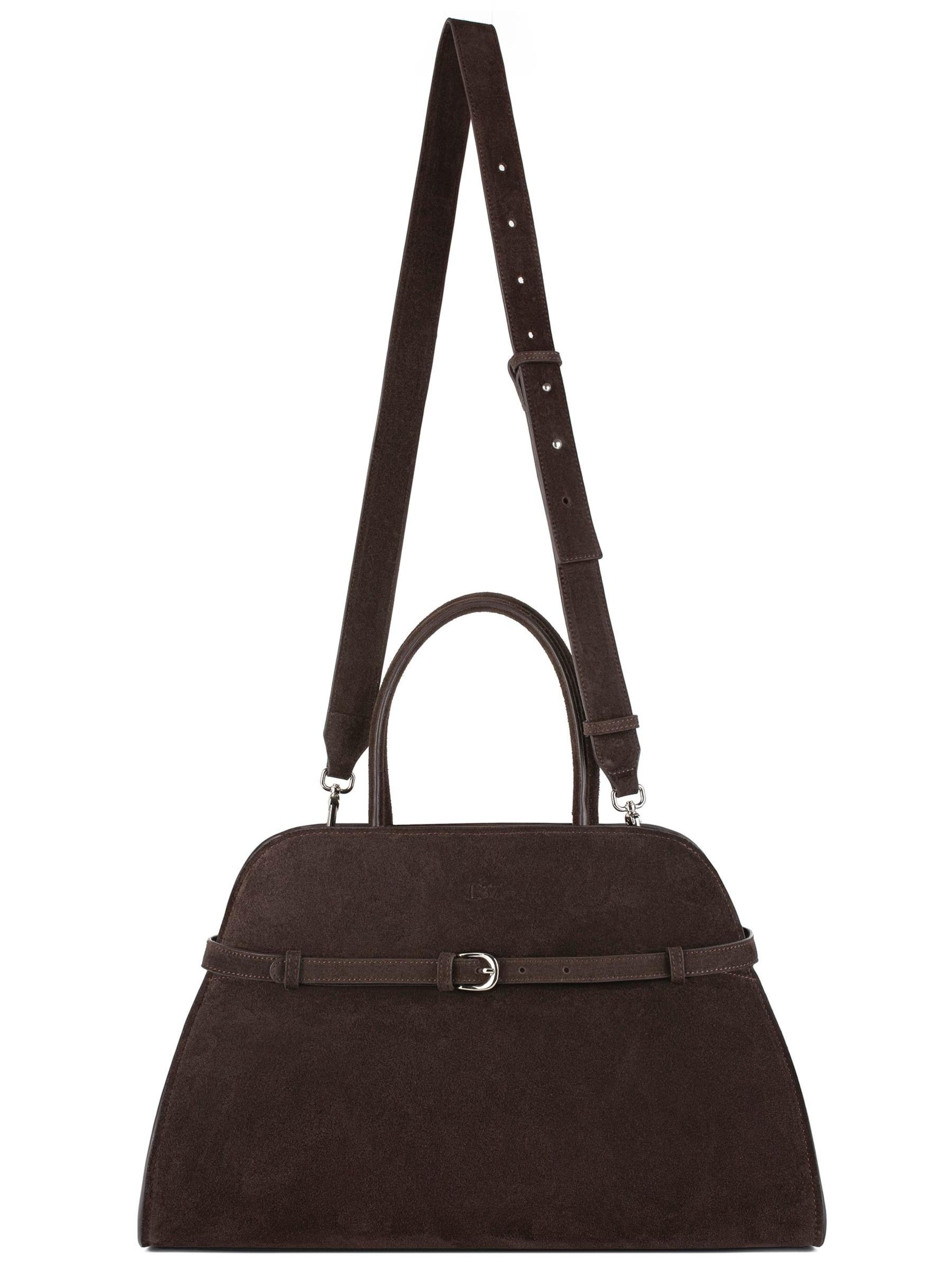 L37 HANDMADE SHOES Håndtaske 'PALM SPRINGS' i brun