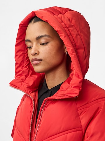 PIECES Winter Jacket 'PCJOLIE' in Red