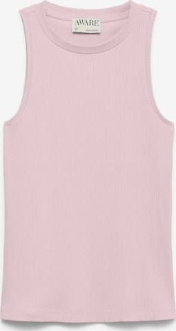 Aware Top 'VMLAVENDER' in Pink: Vorderseite