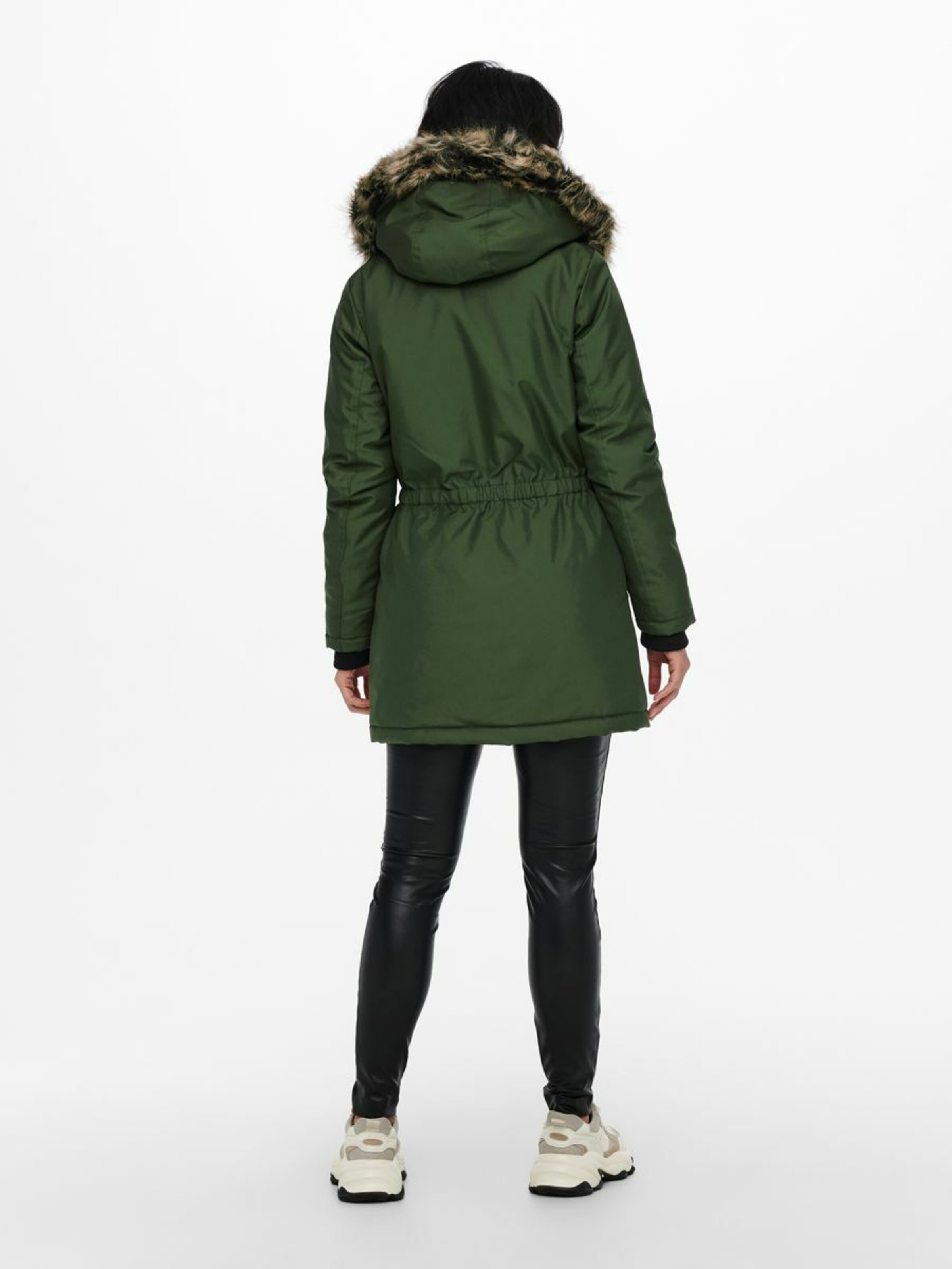 Frauen Große Größen ONLY Winterparka in Oliv - WF63743 Frauen Große Größen ONLY Winterparka in Oliv - WF63743