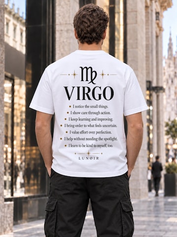 LUNØIR Studio Póló 'Zodiac - Virgo' - fehér