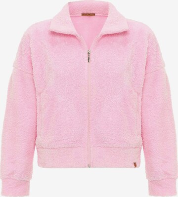 Cool Hill Fleece jas in Roze: voorkant