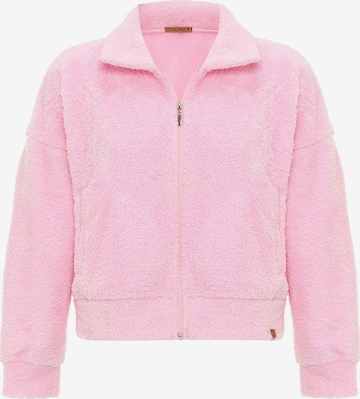 Cool Hill Fleece jas in Roze: voorkant