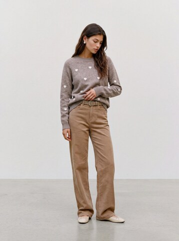 Pull-over 'VMDoffy' VERO MODA en marron : devant