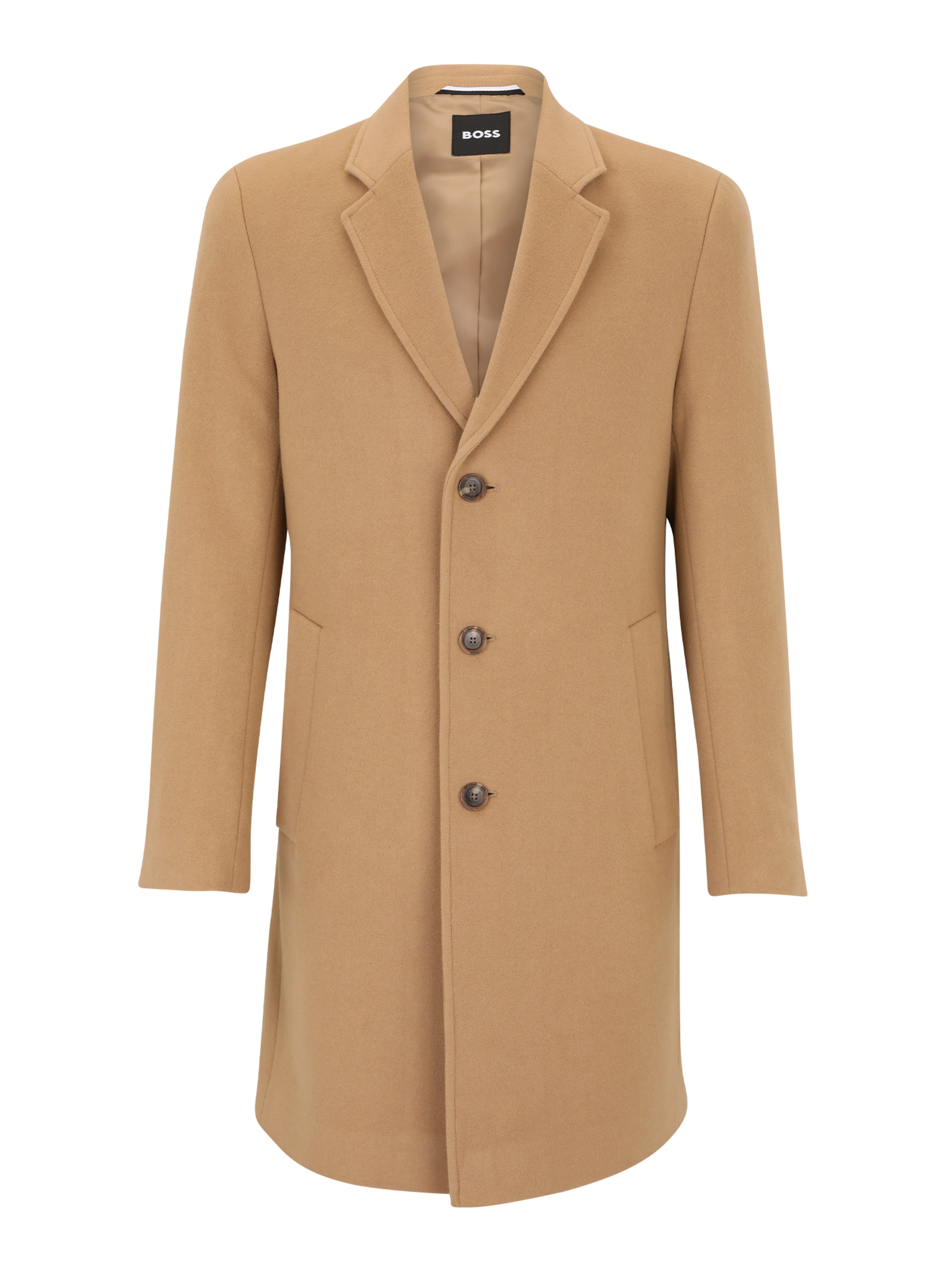 Manteau mi-saison 'Hyde' BOSS en beige : devant