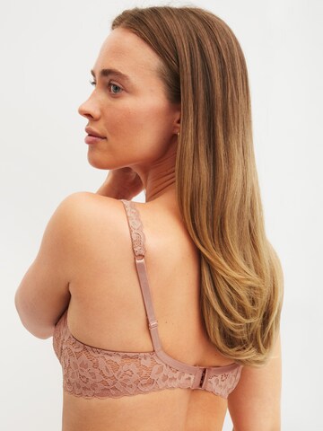 CALIDA Bustier BH 'Natural Comfort Lace' in Beige