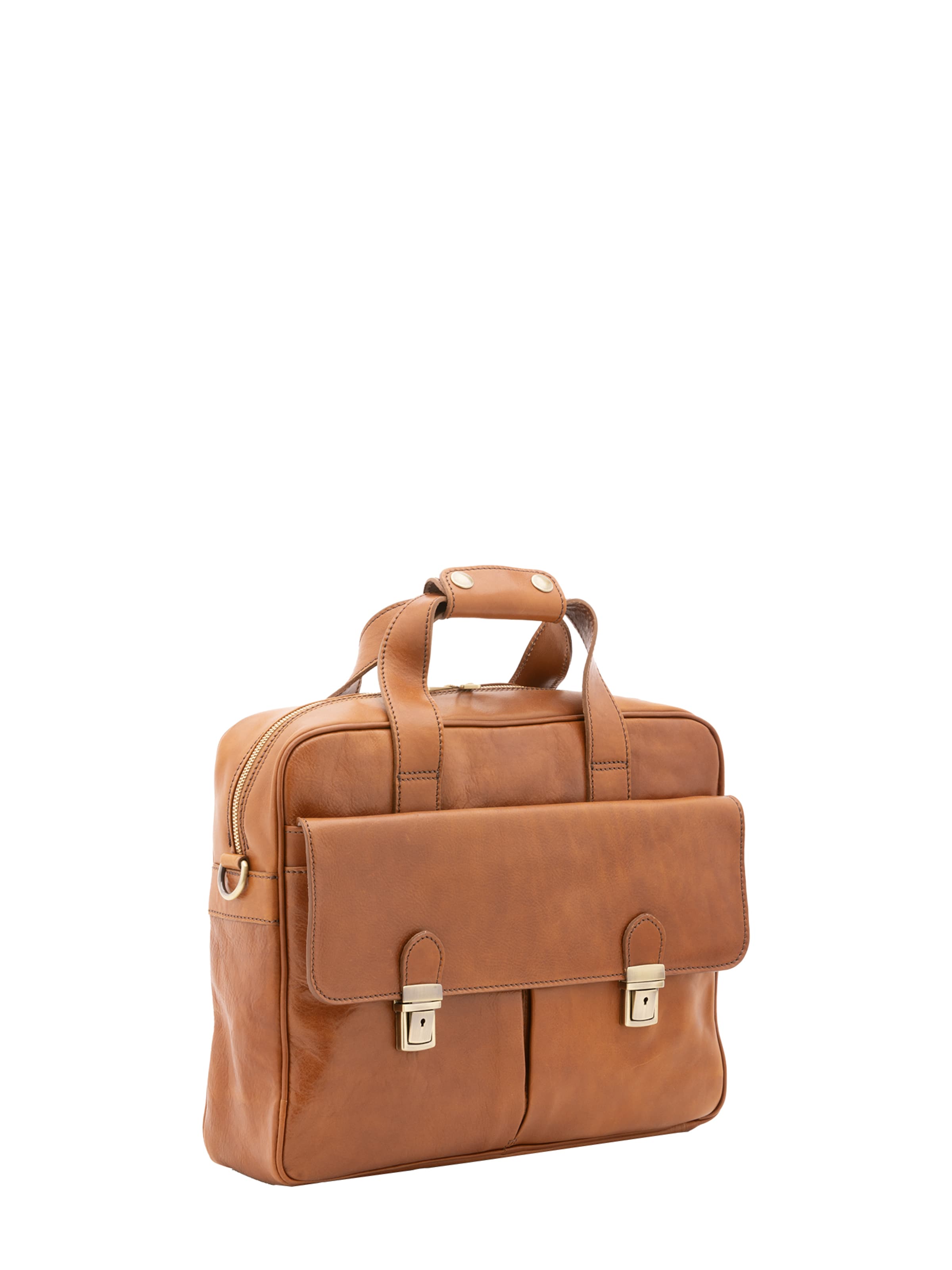 Porte-documents Viola Castellani en marron : devant