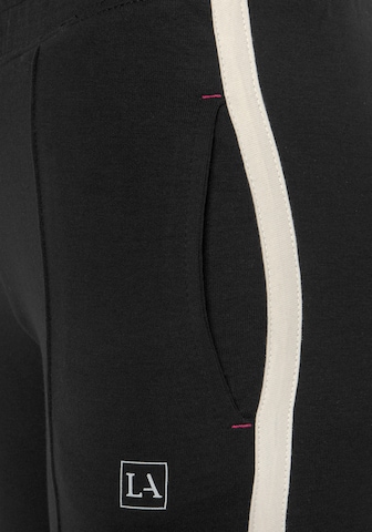 LASCANA ACTIVE Regular Sports trousers in Black