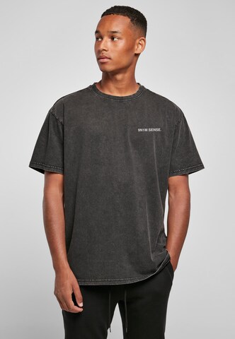9N1M SENSE Shirt in Zwart: voorkant