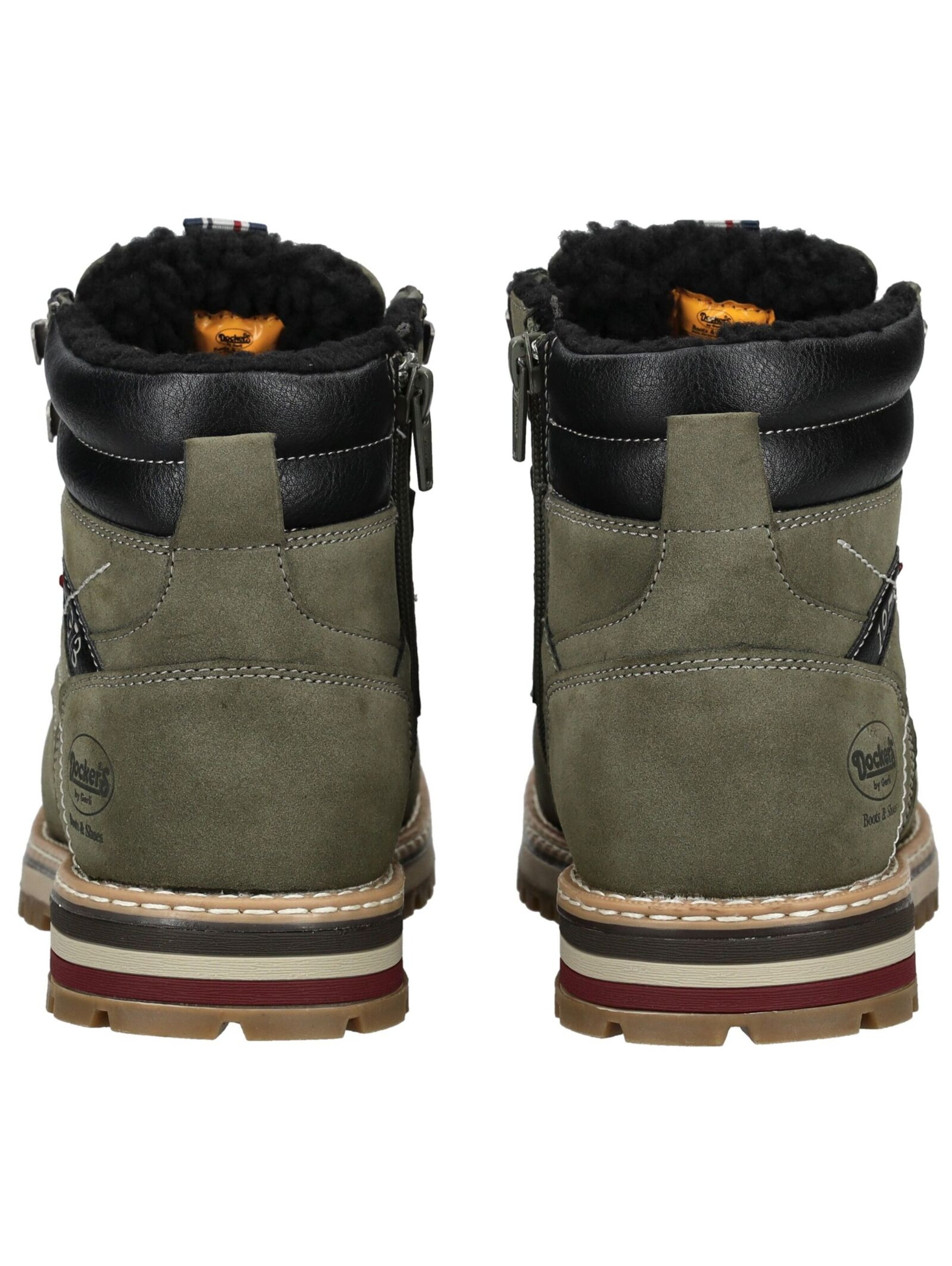 Bottines à lacets Dockers by Gerli en vert