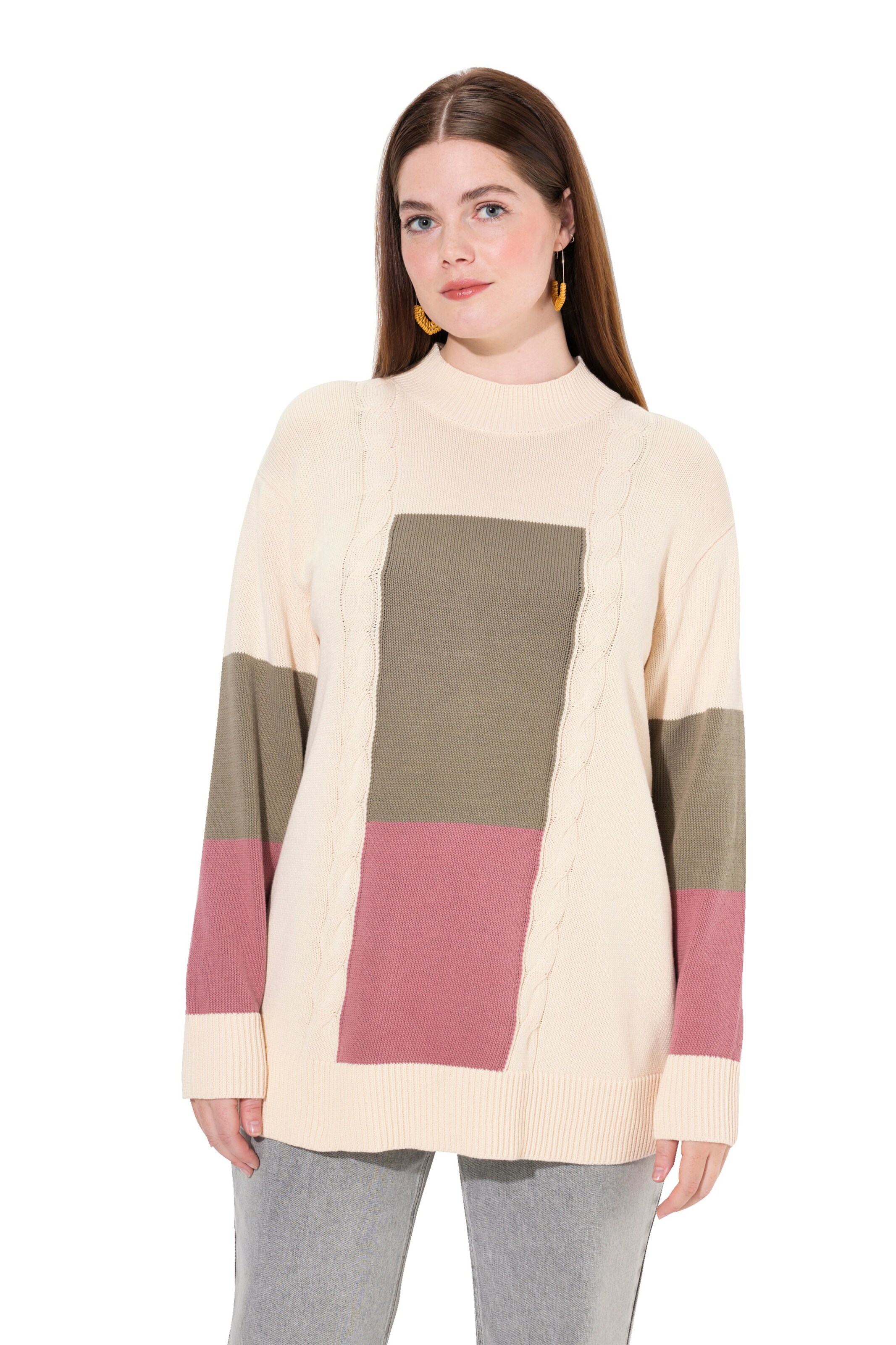 Ulla Popken Pullover in Pink: Vorderseite