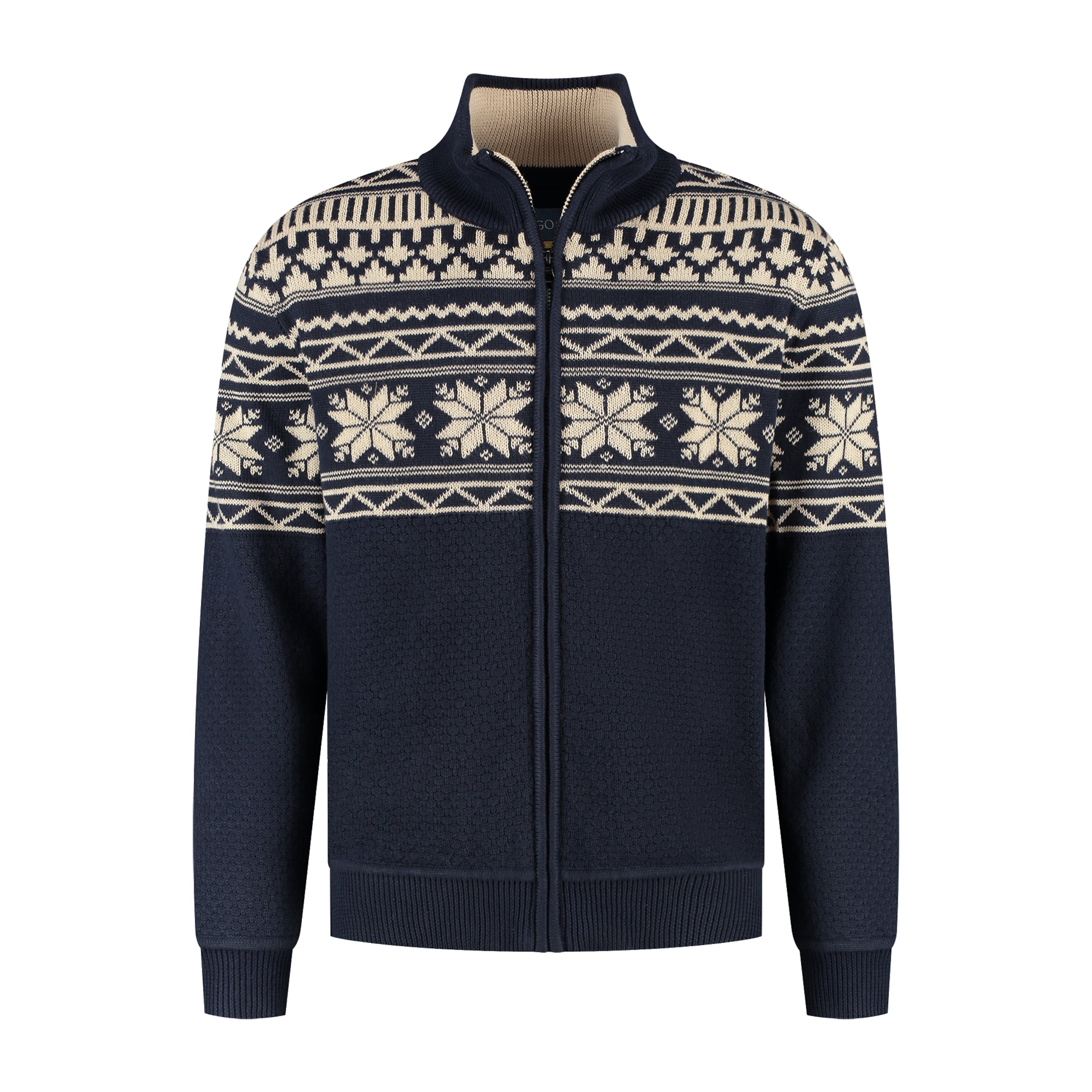 MGO Fleecejakke 'Lenn' i blå: forside