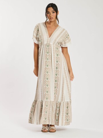 South Beach Sommerkjole i beige: forside