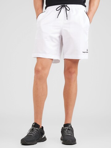 Sergio Tacchini Regular Sports trousers 'Rob' in White: front