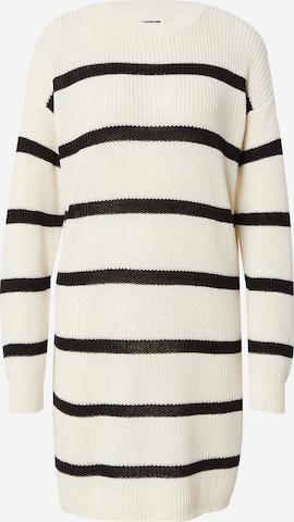 Robes en maille 'NMMaysa' Noisy may en beige : devant