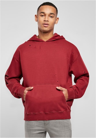 Sweat-shirt Urban Classics en rouge : devant