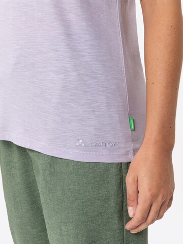 VAUDE Performance shirt 'Moja IV' in Purple